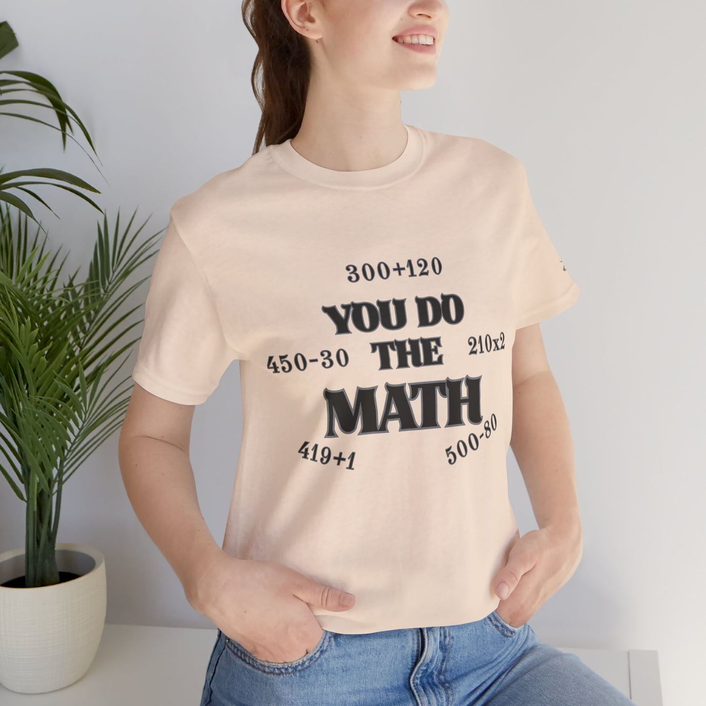 High Roller You Do The Math 420 Equations Cannabis T-Shirt - Premium Mathematical Humor Wordplay Intelligence Comedy Apparel