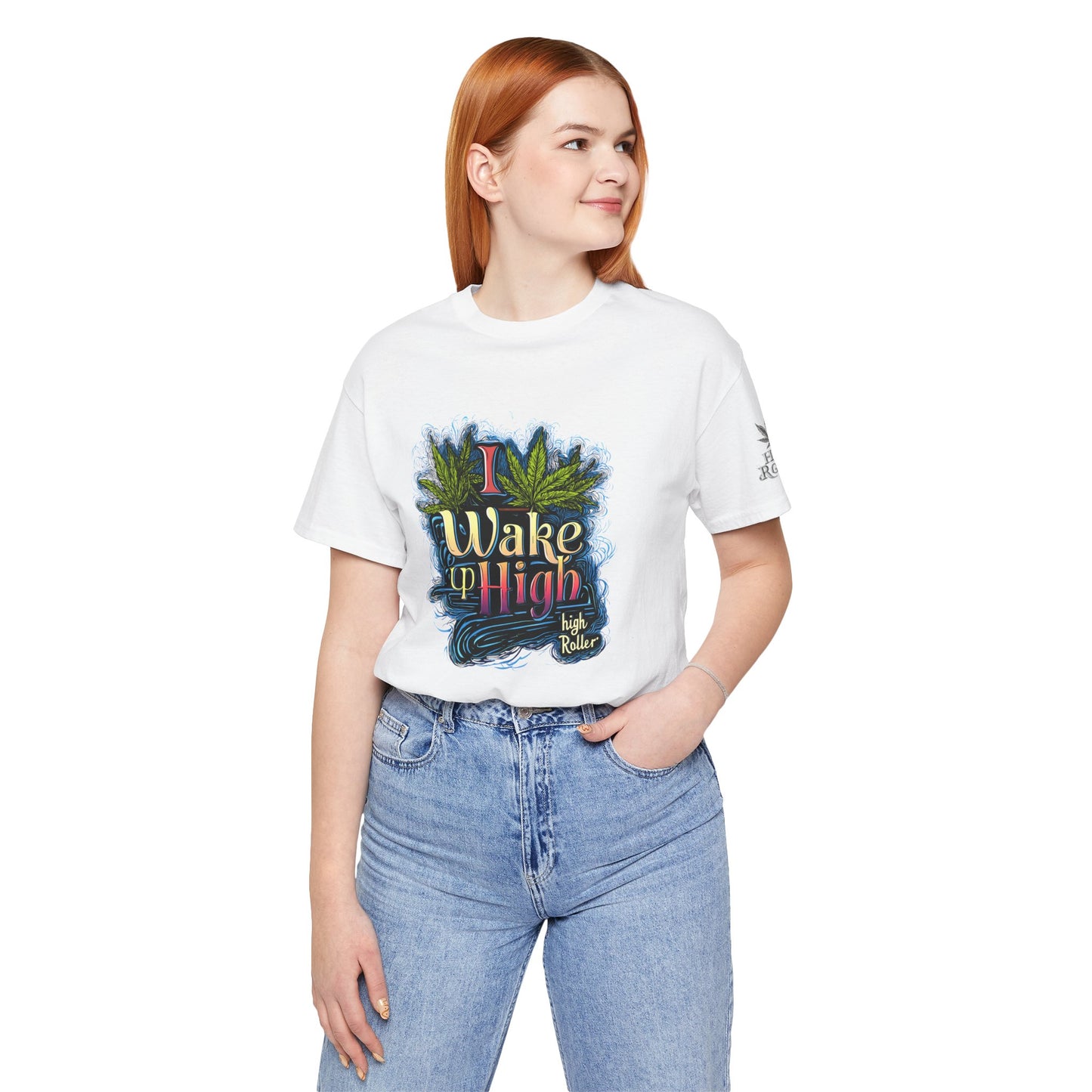 Wake Up High™ | Premium Cannabis Art Tee - Limited Edition | High Roller