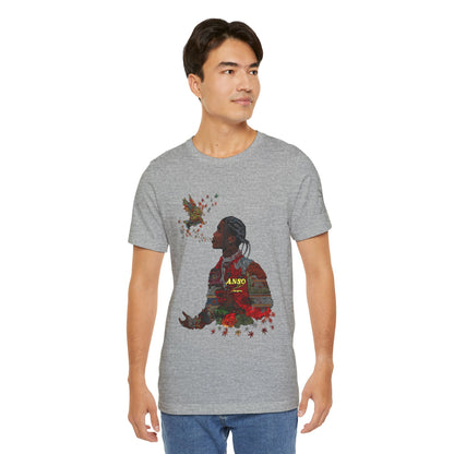 High Roller ANSO Freedom Eagle Cannabis T-Shirt - Premium 420 Artistic Double Exposure Urban Culture Liberation Apparel