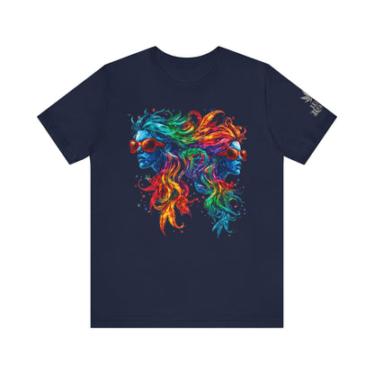 DUAL CONSCIOUSNESS™ | PREMIUM RAINBOW CANNABIS ART TEE