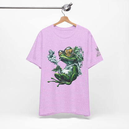 RIPPP IT Cosmic Frog Tee - Premium Airlume Cotton Cannabis Culture Streetwear