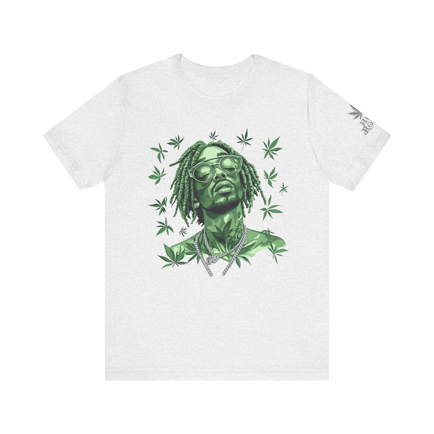 Elevated Vision Green Dream Tee - Premium Airlume Cotton Cannabis Culture Art