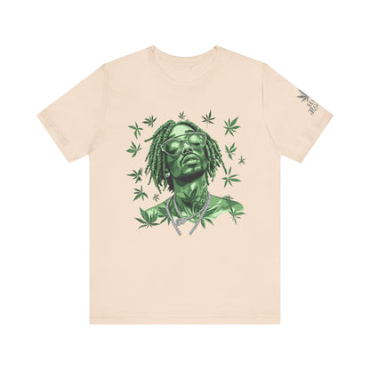 Elevated Vision Green Dream Tee - Premium Airlume Cotton Cannabis Culture Art