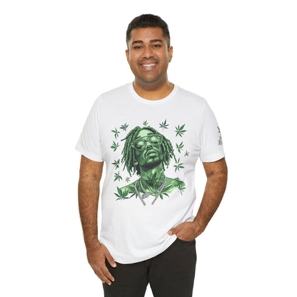 Elevated Vision Green Dream Tee - Premium Airlume Cotton Cannabis Culture Art