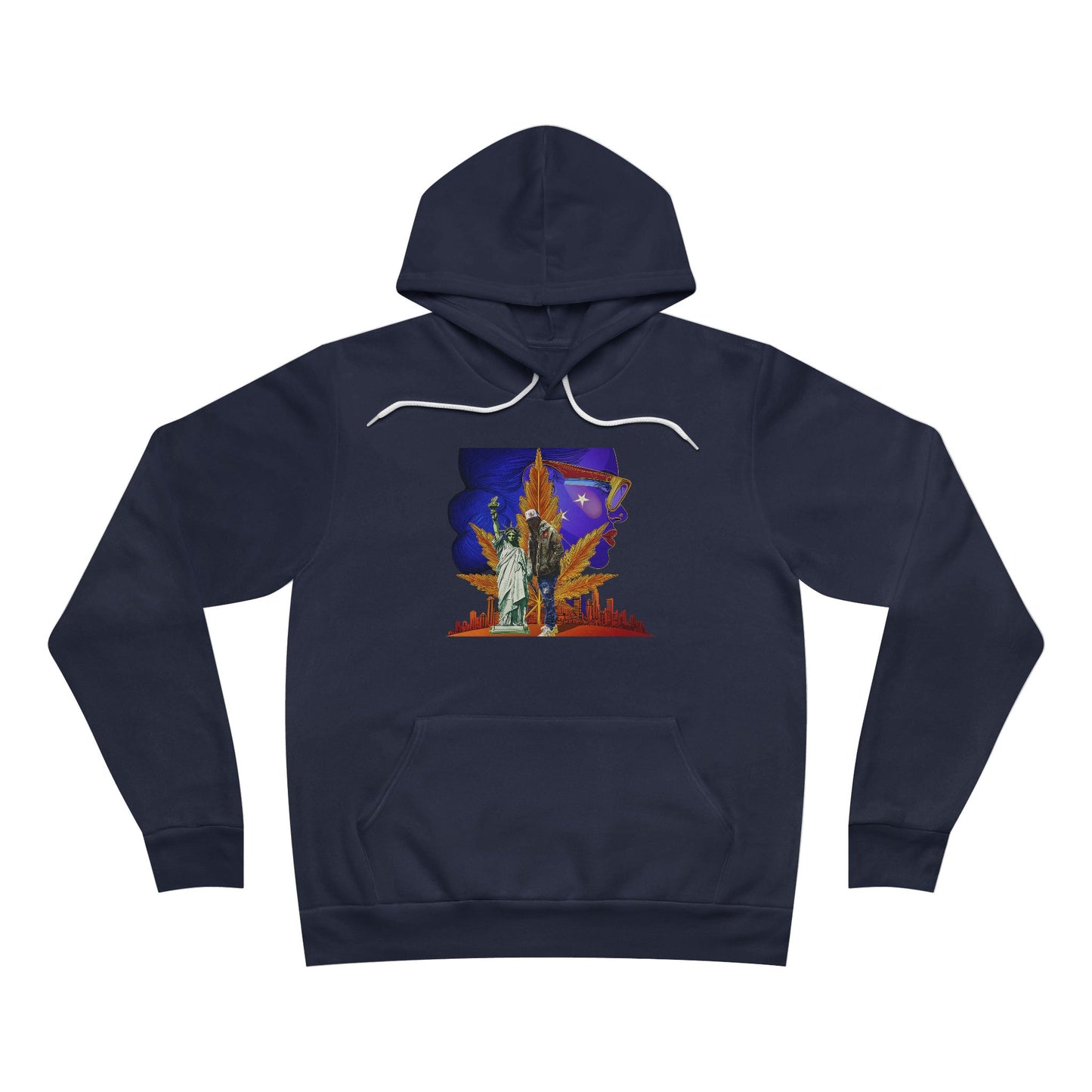 Liberty's Garden Hoodie - Premium Sponge Fleece Cannabis Culture American Freedom Art