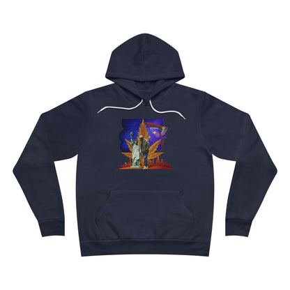 Liberty's Garden Hoodie - Premium Sponge Fleece Cannabis Culture American Freedom Art