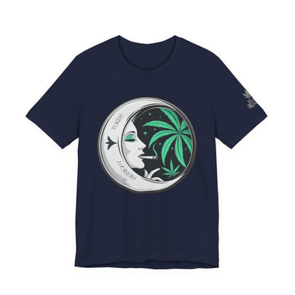 Toker Girl Coin Tee - Vintage Cannabis Portrait Art Design | High Roller