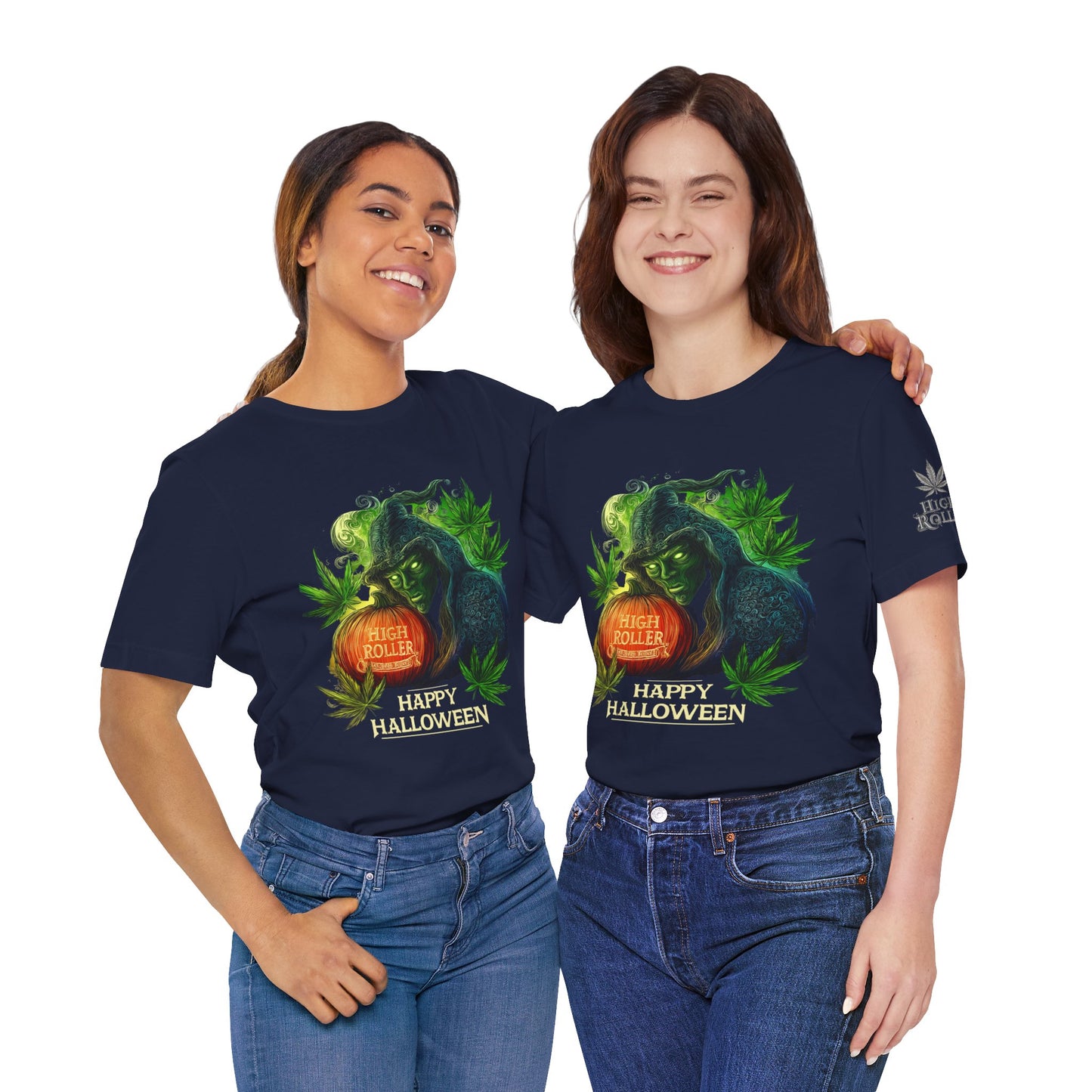 Cannabis Witch's Brew Halloween T-Shirt - Premium Spooky 420 Black Edition Apparel"