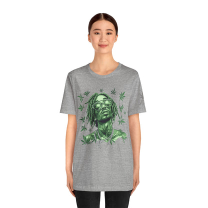 Elevated Vision Green Dream Tee - Premium Airlume Cotton Cannabis Culture Art