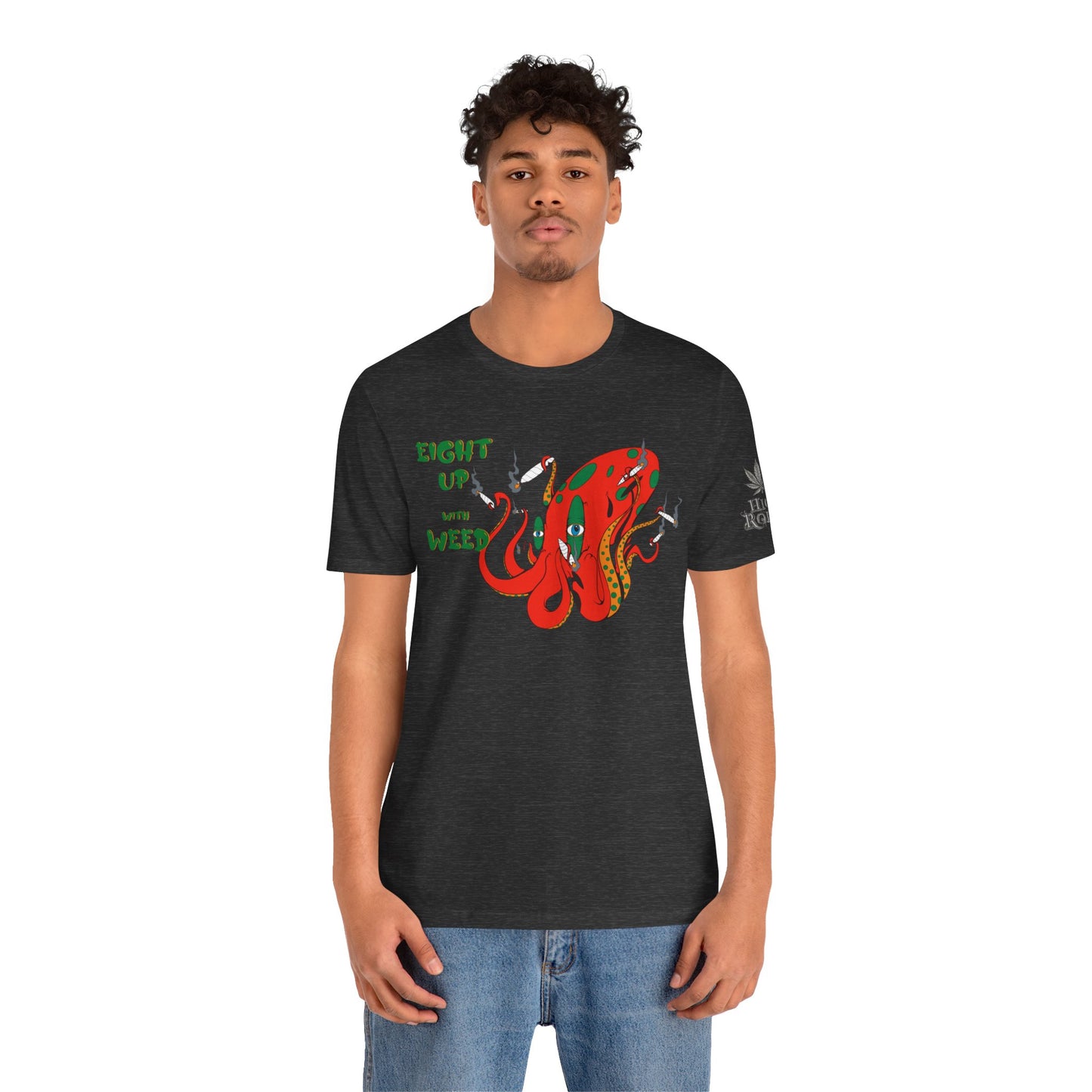 Eight Up Octopus Tee - Premium Airlume Cotton Cannabis Culture Streetwear
