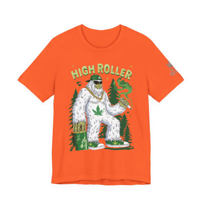 Alpine Yeti HIGH ROLLER T-Shirt - Premium Cannabis Mountain Culture Apparel