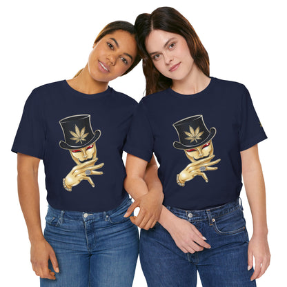 Golden Touch T-Shirt - Premium Airlume Cotton Cannabis Luxury Boss Art Tee