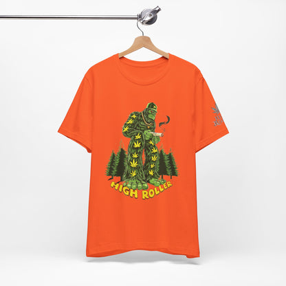 Cannabis Sasquatch Forest King T-Shirt - Premium Bigfoot 420 Lifestyle Apparel"