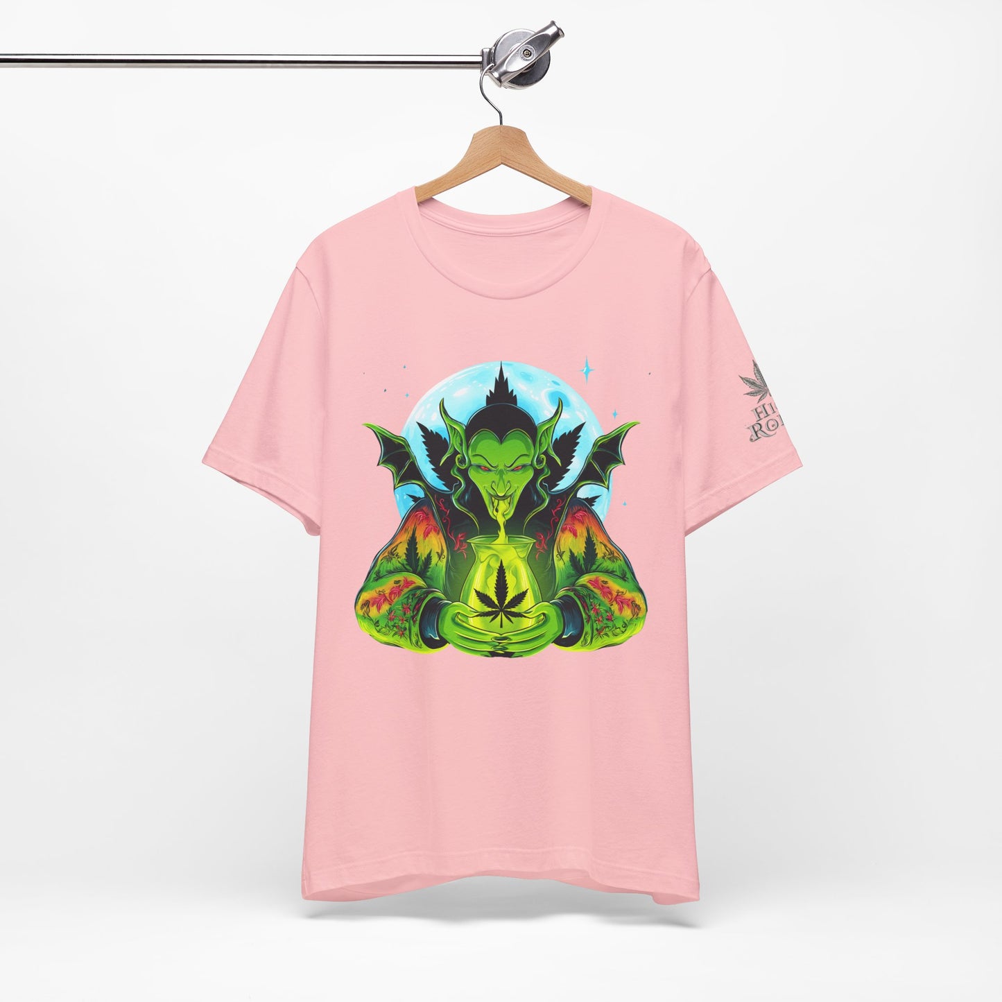 Mystic Dragon Guardian Cannabis Meditation T-Shirt - Premium Psychedelic 420 Apparel