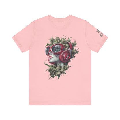 CANNABIS GODDESS TECH™ | PREMIUM FUTURISTIC ART TEE