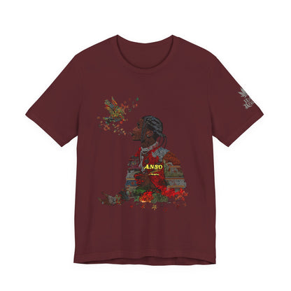 High Roller ANSO Freedom Eagle Cannabis T-Shirt - Premium 420 Artistic Double Exposure Urban Culture Liberation Apparel