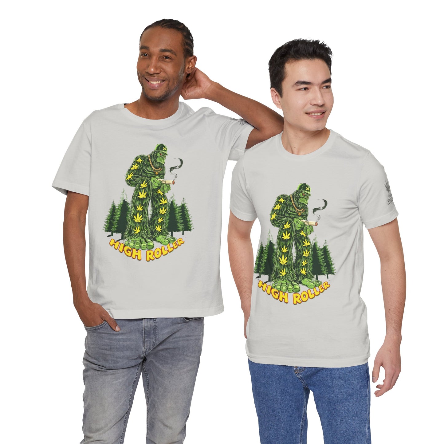 Cannabis Sasquatch Forest King T-Shirt - Premium Bigfoot 420 Lifestyle Apparel"