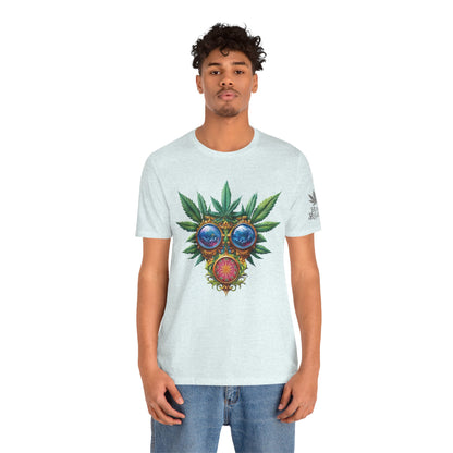 Third Eye Vision T-Shirt - Premium Airlume Cotton Cannabis Kaleidoscope Art Tee