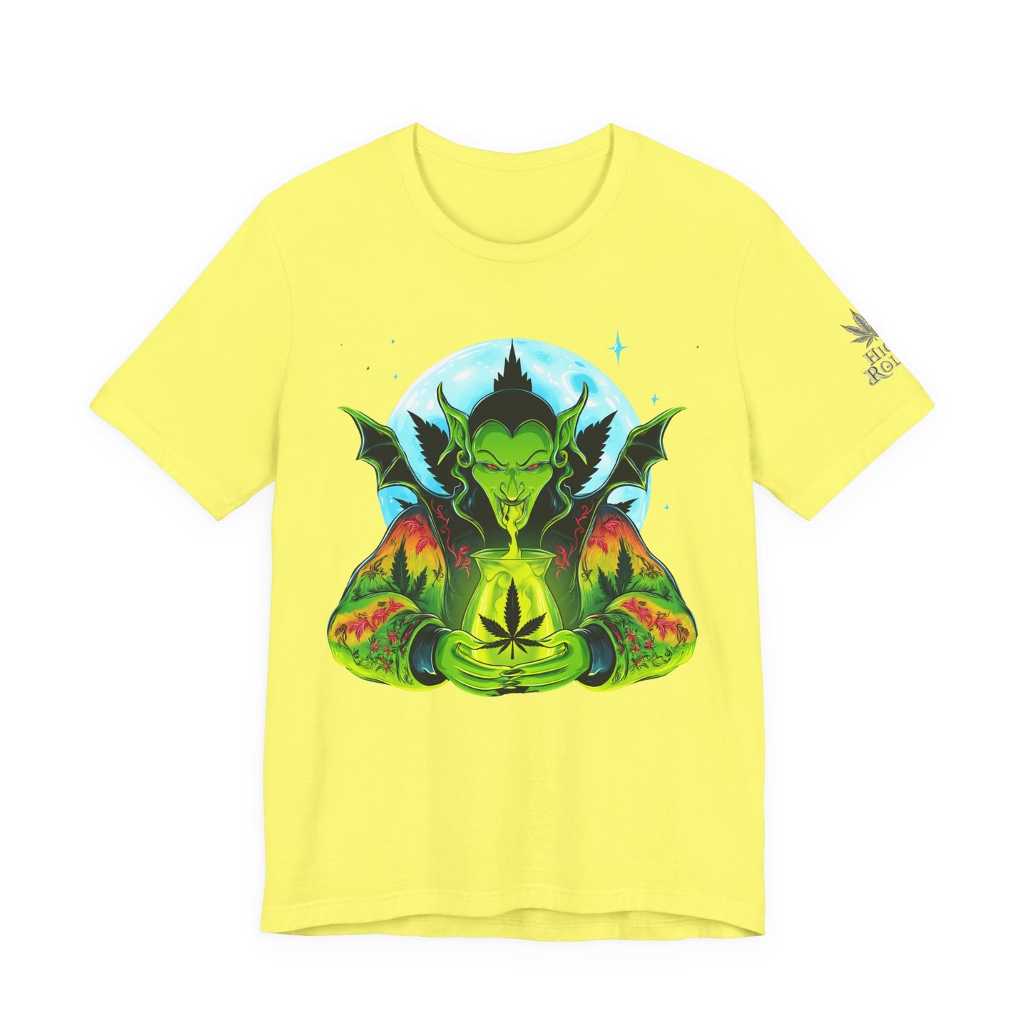 Mystic Dragon Guardian Cannabis Meditation T-Shirt - Premium Psychedelic 420 Apparel