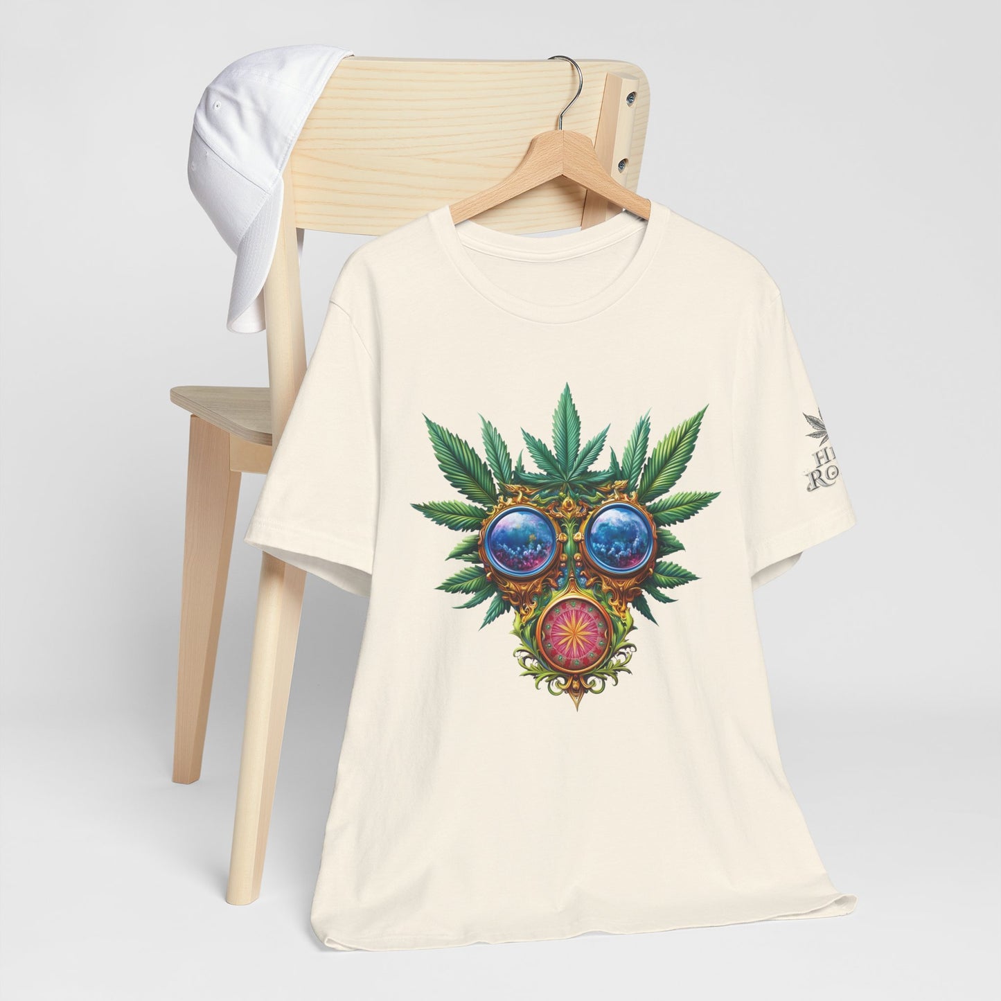 Third Eye Vision T-Shirt - Premium Airlume Cotton Cannabis Kaleidoscope Art Tee