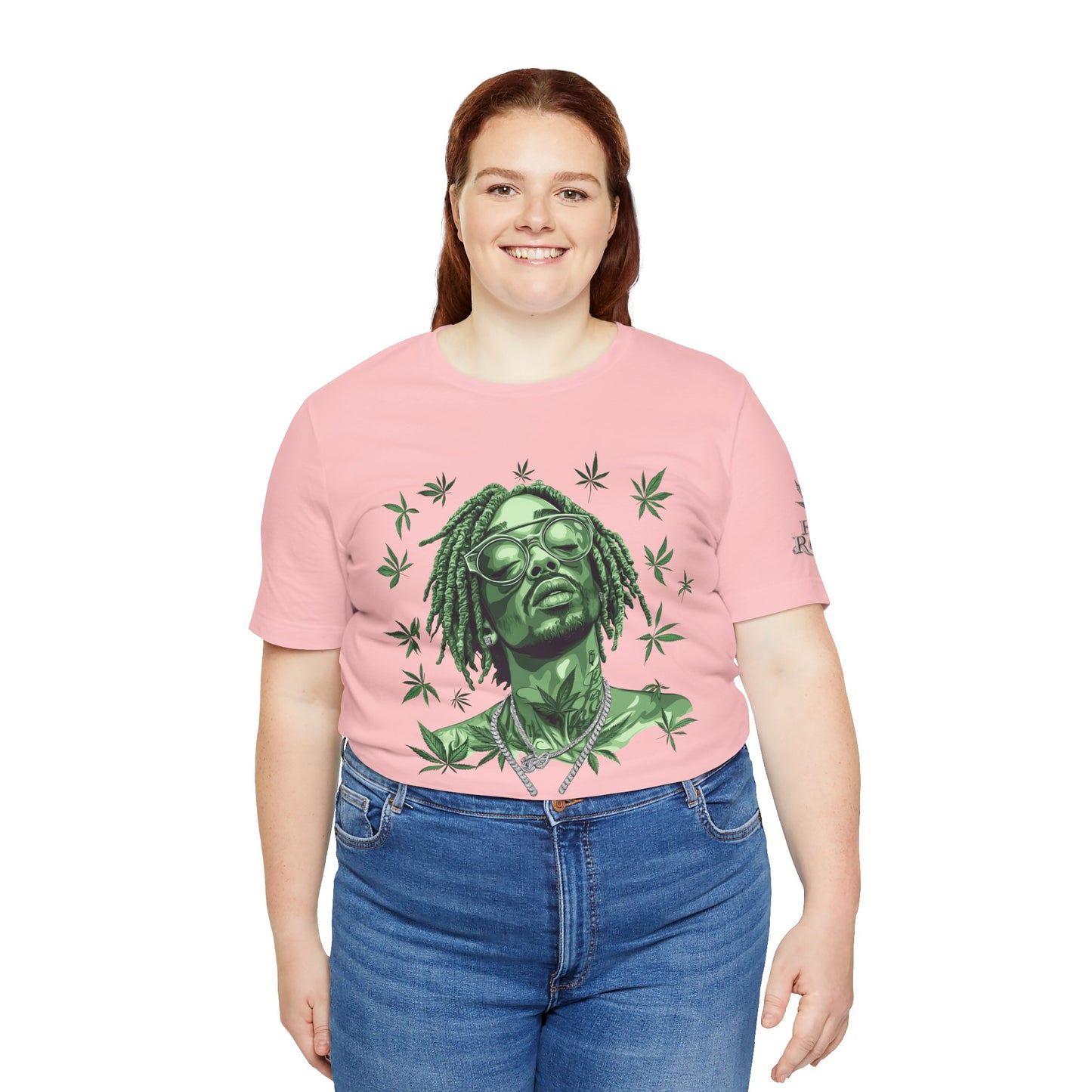 Elevated Vision Green Dream Tee - Premium Airlume Cotton Cannabis Culture Art