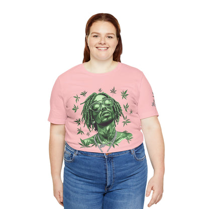 Elevated Vision Green Dream Tee - Premium Airlume Cotton Cannabis Culture Art