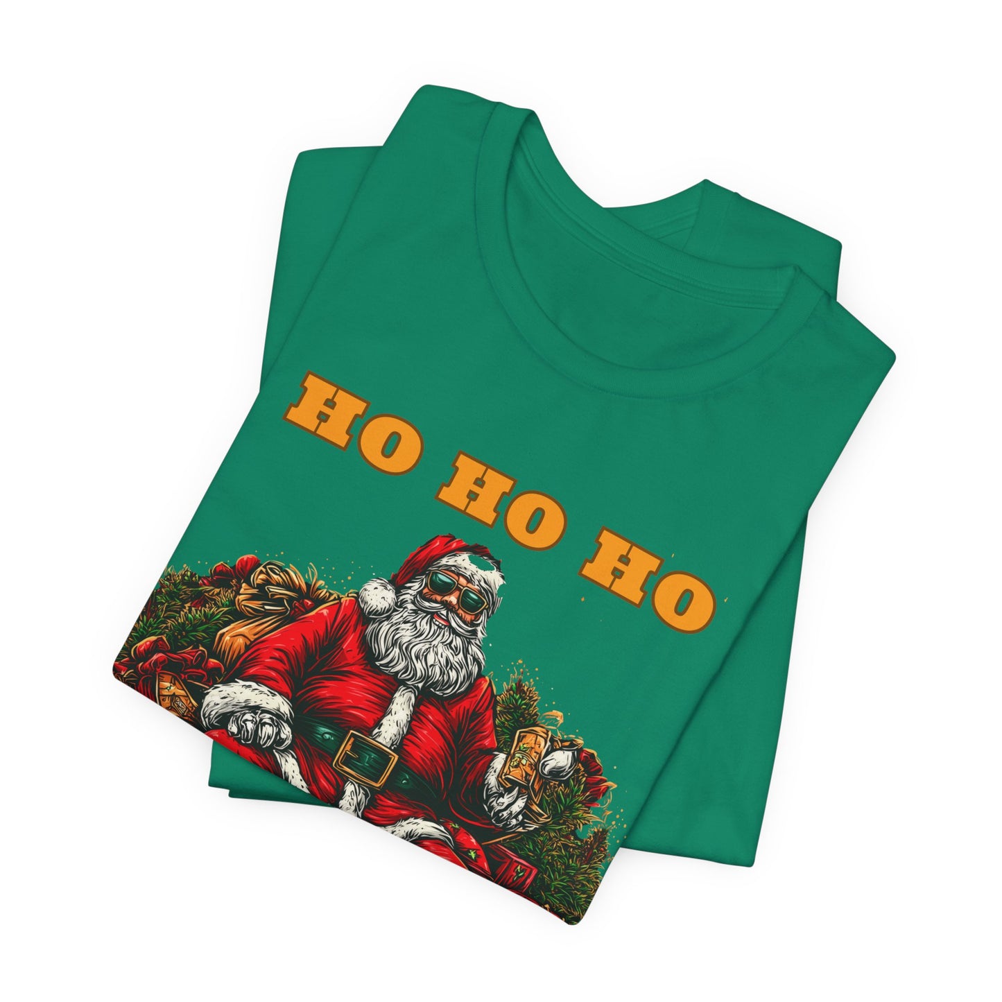 Ho Ho Ho Lot Of Weed Premium Cannabis Christmas T-Shirt