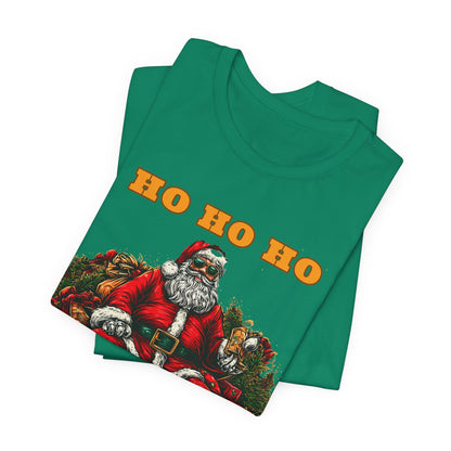 Ho Ho Ho Lot Of Weed Premium Cannabis Christmas T-Shirt