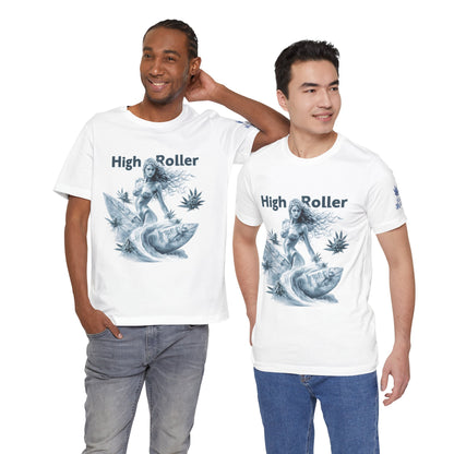 Cannabis Goddess Tee - Feminine Beauty Art Design | High Roller