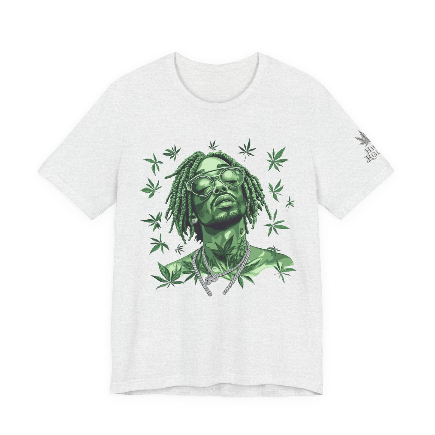 Elevated Vision Green Dream Tee - Premium Airlume Cotton Cannabis Culture Art
