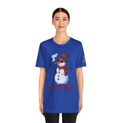 Happy Holidaze Premium Cannabis Christmas T-Shirt