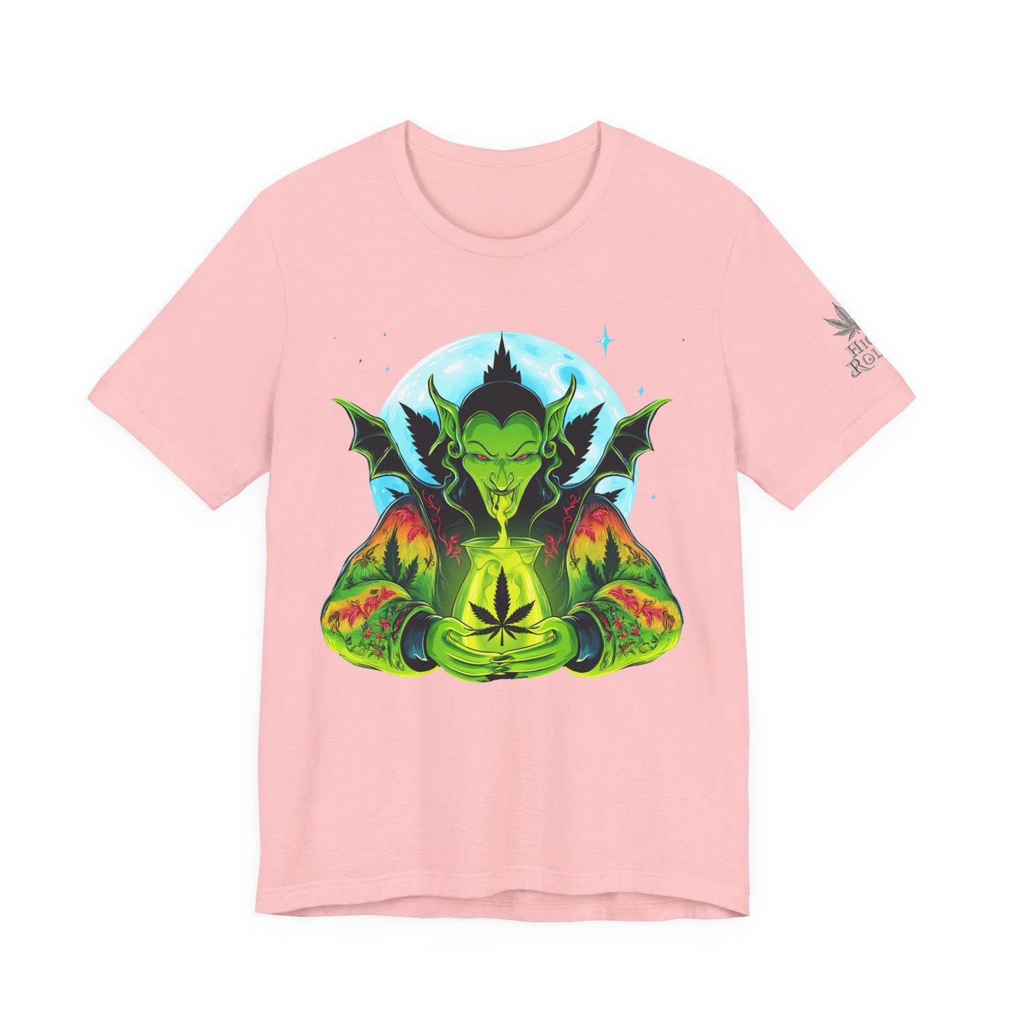 Mystic Dragon Guardian Cannabis Meditation T-Shirt - Premium Psychedelic 420 Apparel