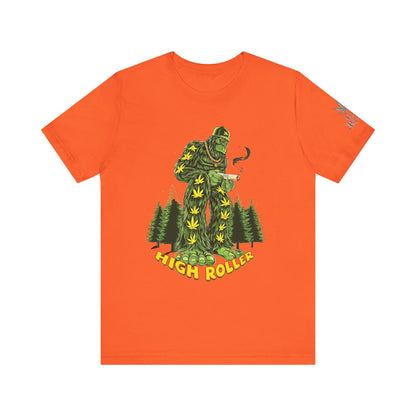 Cannabis Sasquatch Forest King T-Shirt - Premium Bigfoot 420 Lifestyle Apparel"