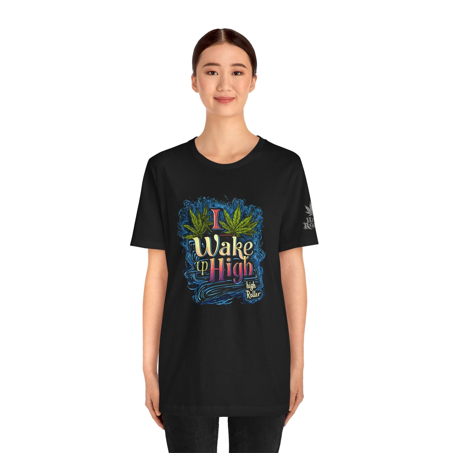 Wake Up High™ | Premium Cannabis Art Tee - Limited Edition | High Roller