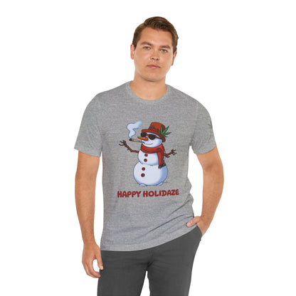 Happy Holidaze Premium Cannabis Christmas T-Shirt