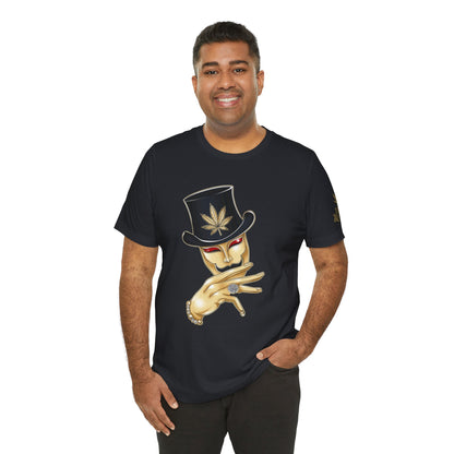 Golden Touch T-Shirt - Premium Airlume Cotton Cannabis Luxury Boss Art Tee