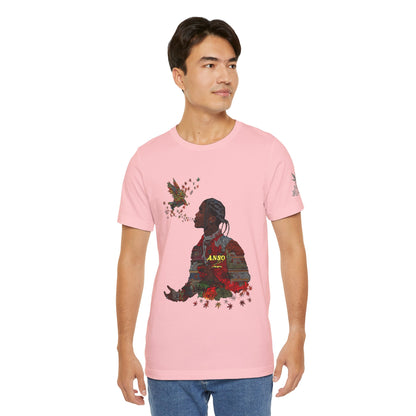 High Roller ANSO Freedom Eagle Cannabis T-Shirt - Premium 420 Artistic Double Exposure Urban Culture Liberation Apparel