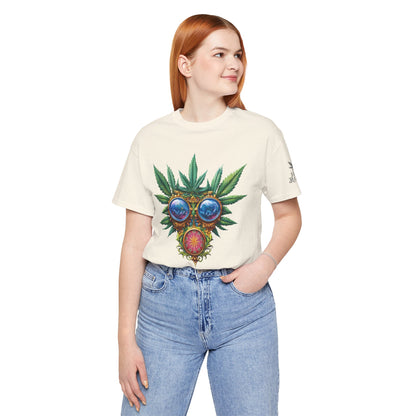 Third Eye Vision T-Shirt - Premium Airlume Cotton Cannabis Kaleidoscope Art Tee