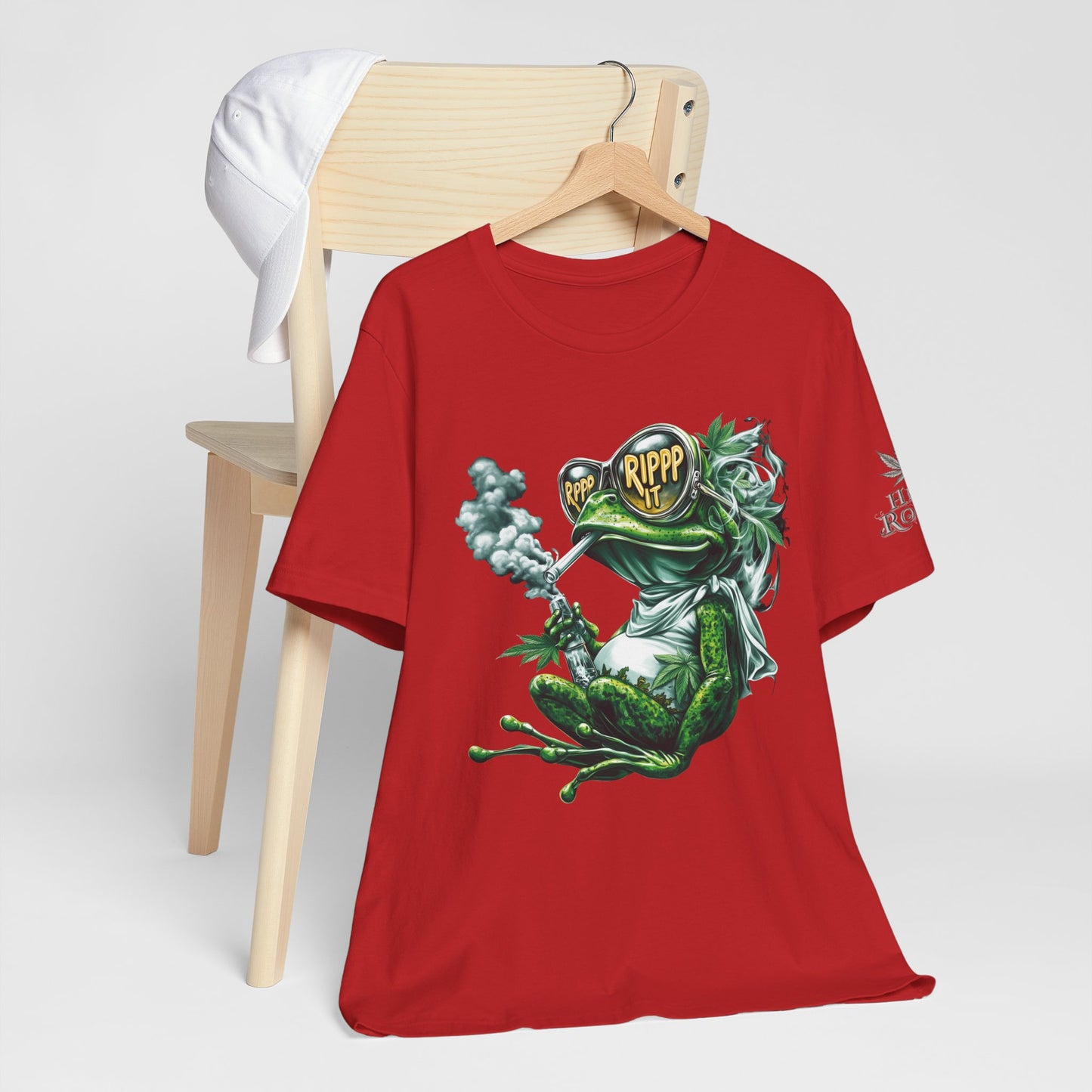RIPPP IT Cosmic Frog Tee - Premium Airlume Cotton Cannabis Culture Streetwear