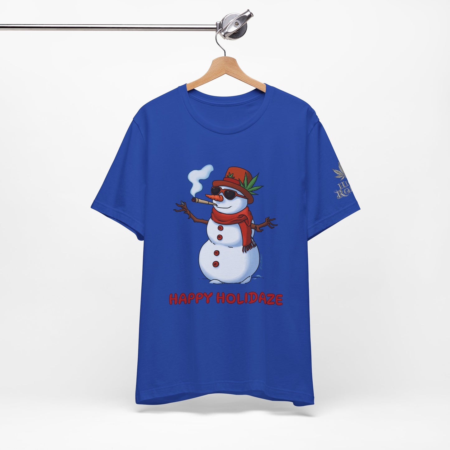 Happy Holidaze Premium Cannabis Christmas T-Shirt