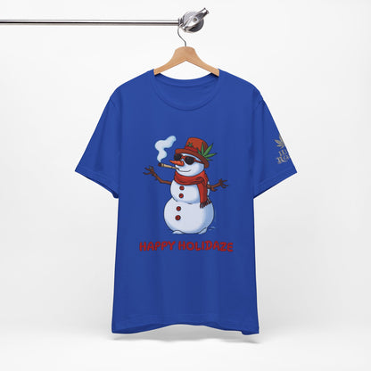 Happy Holidaze Premium Cannabis Christmas T-Shirt