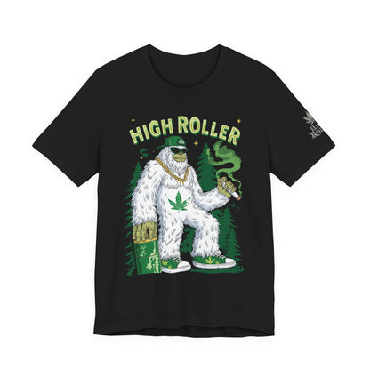 Alpine Yeti HIGH ROLLER T-Shirt - Premium Cannabis Mountain Culture Apparel