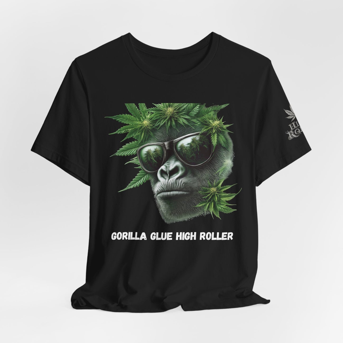 Gorilla Glue Elite Tee - Premium Airlume Cotton Cannabis Strain Culture Black Shirt