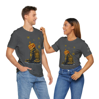 Pumpkin Head HIGH ROLLER Halloween T-Shirt - Premium Cannabis Culture Apparel