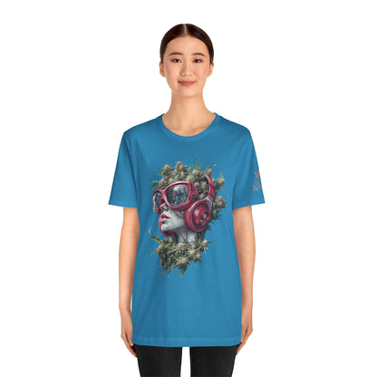 CANNABIS GODDESS TECH™ | PREMIUM FUTURISTIC ART TEE