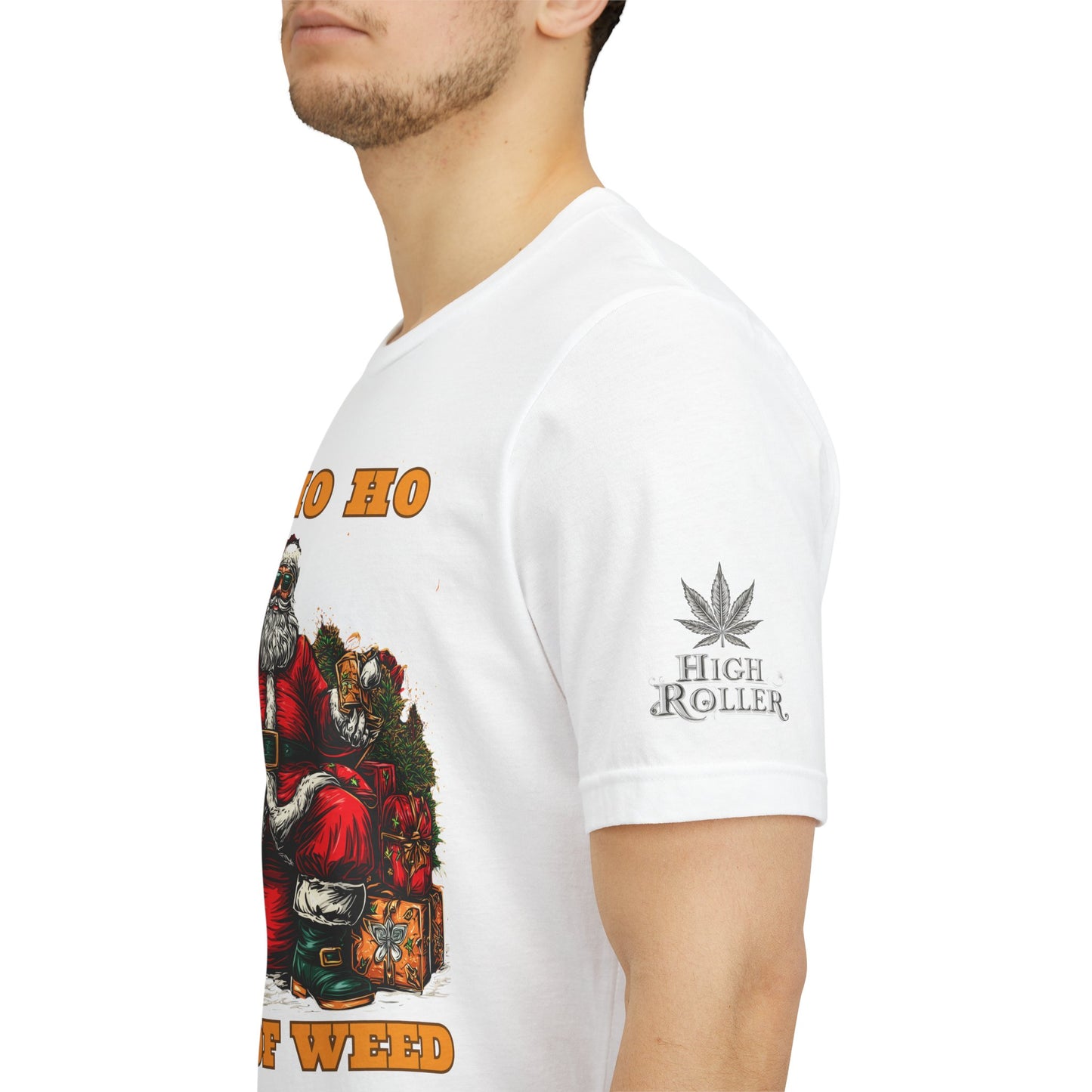 Ho Ho Ho Lot Of Weed Premium Cannabis Christmas T-Shirt