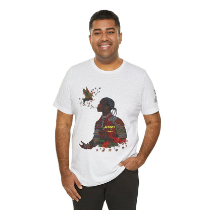 High Roller ANSO Freedom Eagle Cannabis T-Shirt - Premium 420 Artistic Double Exposure Urban Culture Liberation Apparel