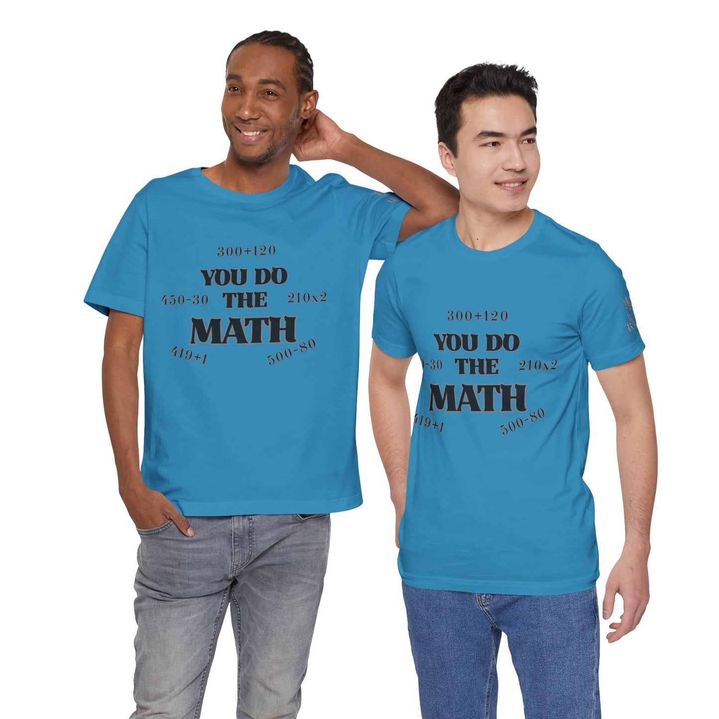 High Roller You Do The Math 420 Equations Cannabis T-Shirt - Premium Mathematical Humor Wordplay Intelligence Comedy Apparel
