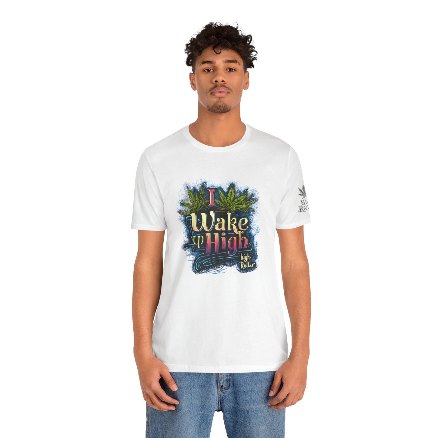 Wake Up High™ | Premium Cannabis Art Tee - Limited Edition | High Roller