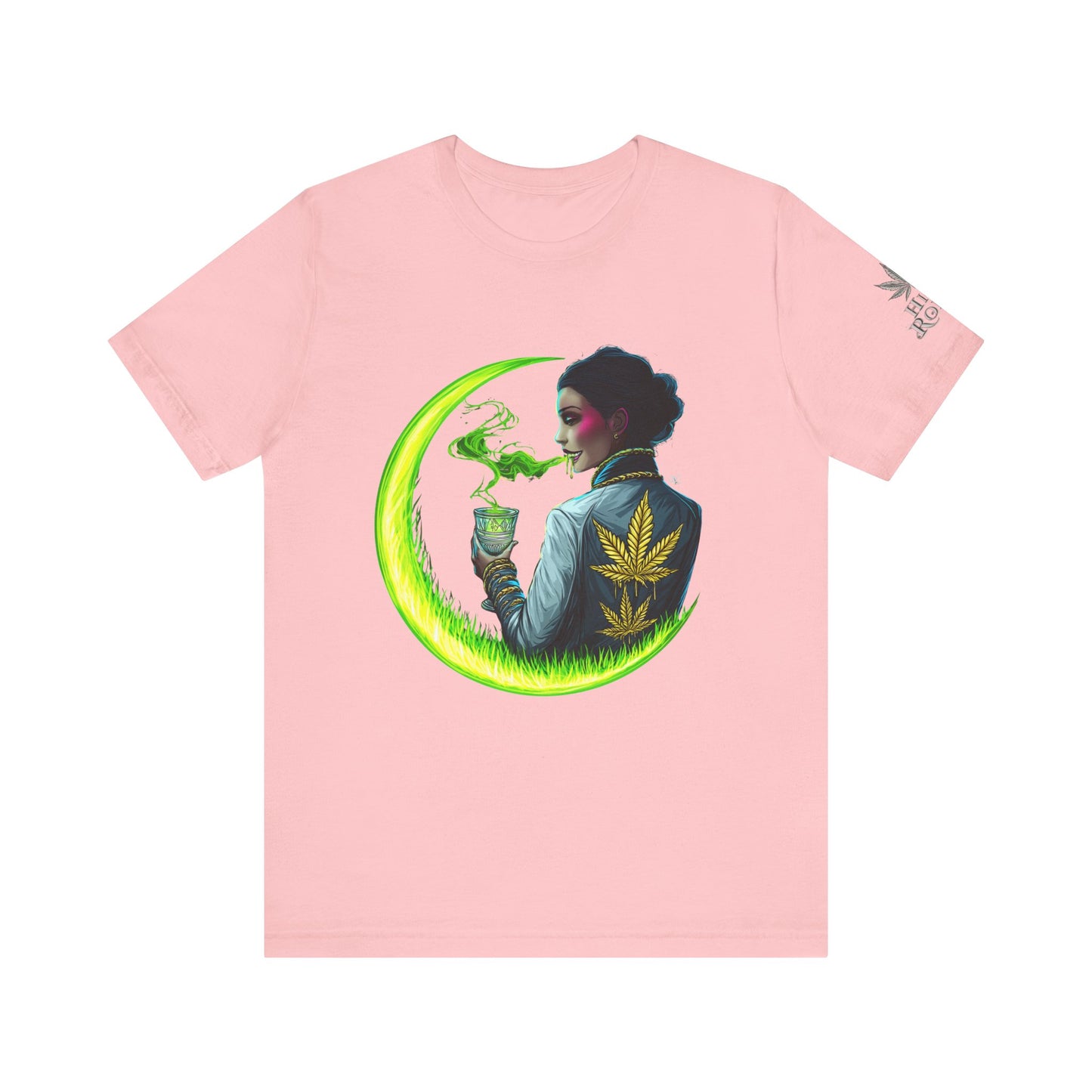 Cannabis Queen Commander T-Shirt - Premium Afrofuturistic 420 Lifestyle Apparel"